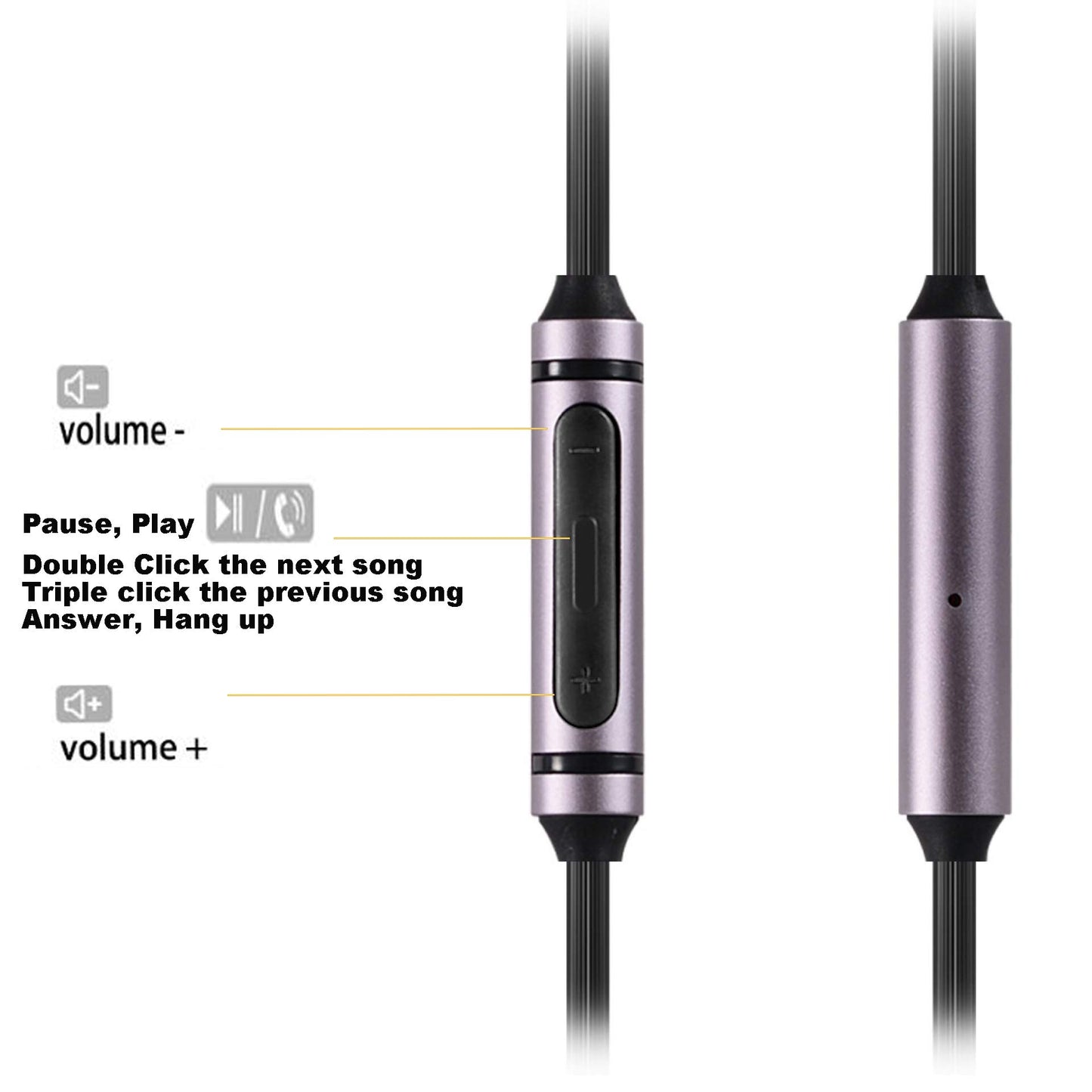 renensin Replacement Audio Cable line 1.5m for Sennheiser Momentum 2 1.0 2.0 3.0 HD 4.40 BT HD4.50 HD4.30i hd 400s 3.5 to 2.5mm Headphones Cable Wire…