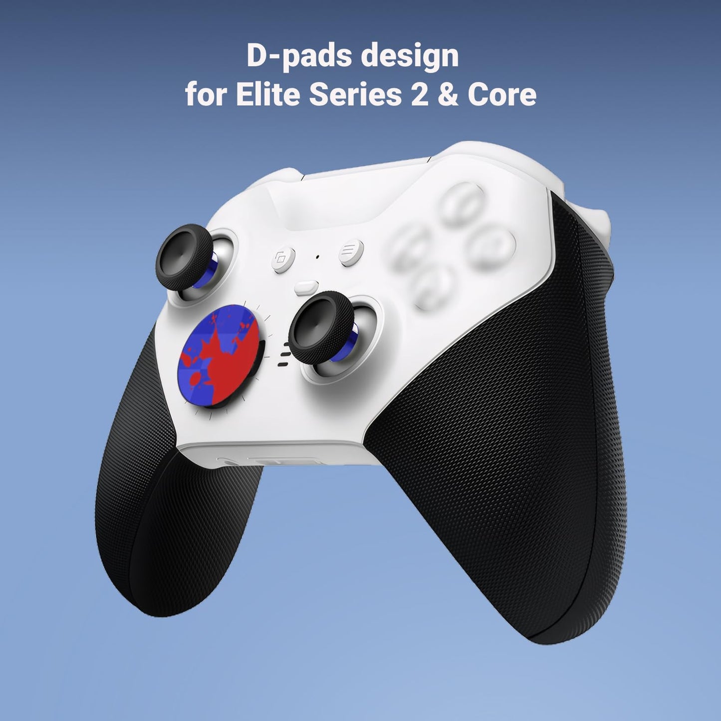 Elite Series 2 Gaming Controller Accessories Kit with Thumbsticks, D-Pads, Paddles, Trigger Buttons for Xbox Elite Series 2 Core (Blue)
