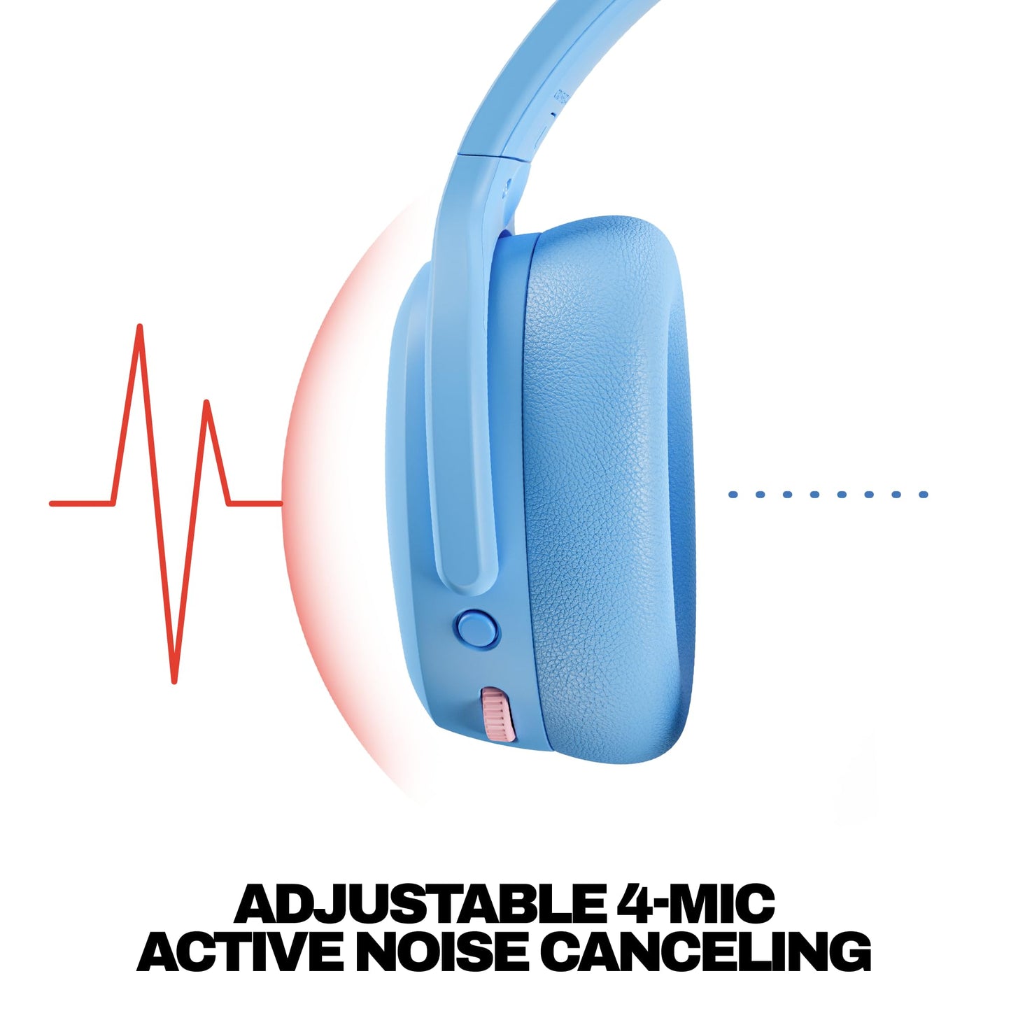 Skullcandy Crusher ANC 2 Wireless Over-Ear Bluetooth Headphones with Extra USB-C Charging Cable, Multi-Sensory Bass, Active Noise Cancelling, 60…