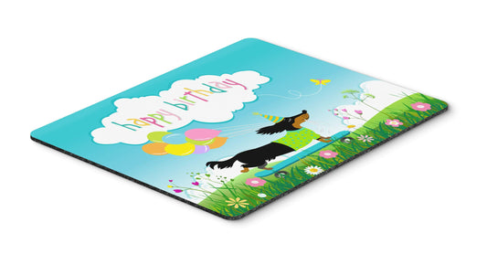 Caroline's Treasures VHA3029MP Happy Birthday Dachshund Mouse Pad, Hot Pad or Trivet for Home Office Gaming Working Computers Laptop Mouse