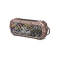50th Anniversary of Hip Hop Portable Bluetooth Wireless Shower Speaker 10W Peak Power Boombox w HD Sound; IPX5 Waterproof; 4H Playtime; 800mAh