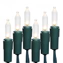 LUCKY SHINE 150 LED Warm White Christmas Lights, UL Certified and Commercial Grade Green Wire String Lights 50 Ft, for Indoor and Outdoor Use.