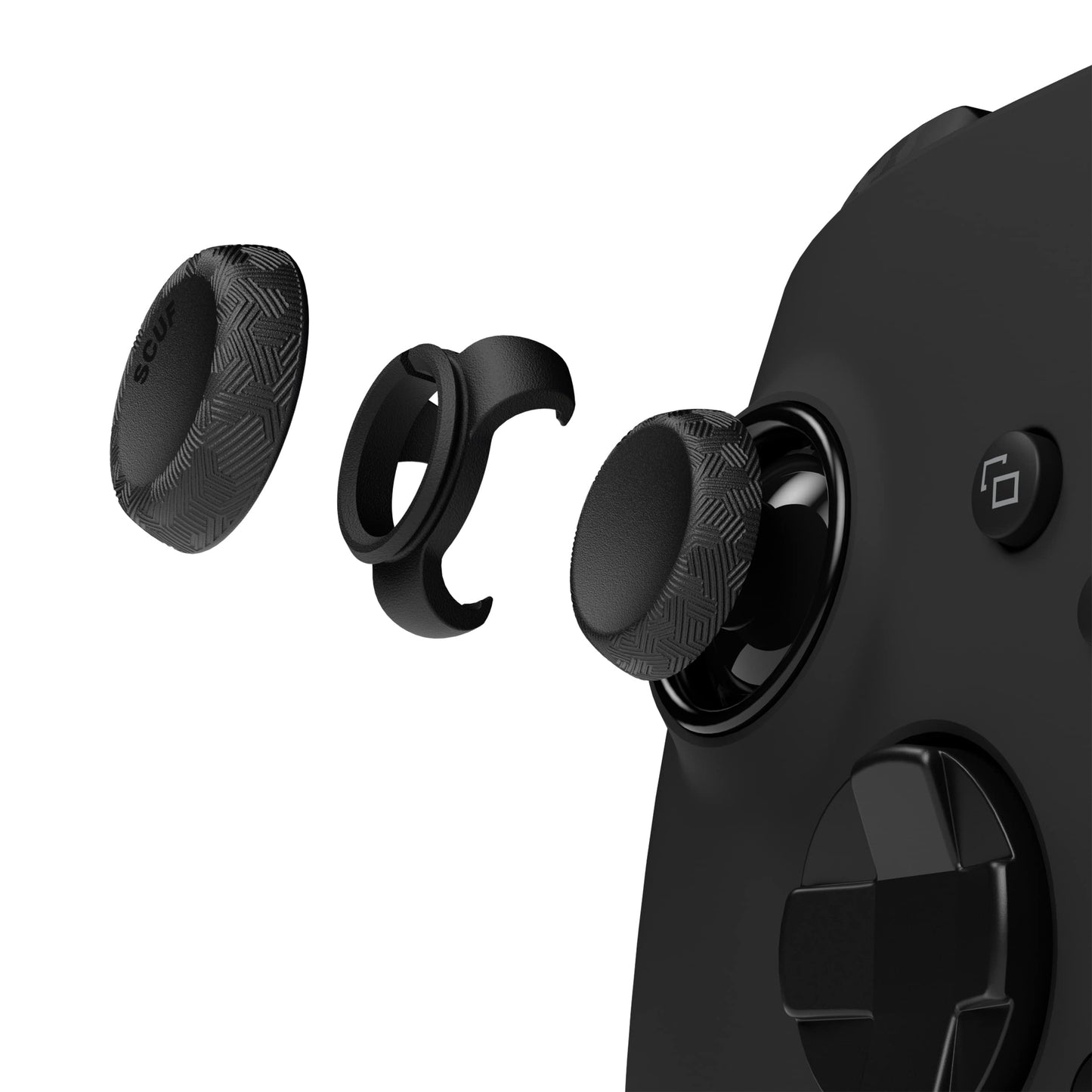 SCUF Control Thumbstick Grips - 6 Pack with 2 Bases - Tactic - Joystick Thumb Grips For Xbox One and Xbox Series X & S, PS4, PS5, Nintendo Switch Pro