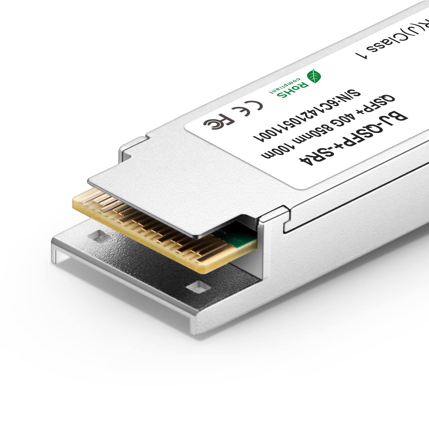 QINIYEK 40GBASE-SR4 QSFP+ Module MTP/MPO MultiMode Transceiver,40G QSFP+ Transceiver Module,Compatible with Mellanox MC2210411-SR4(MMF,850nm,100m,DDM)