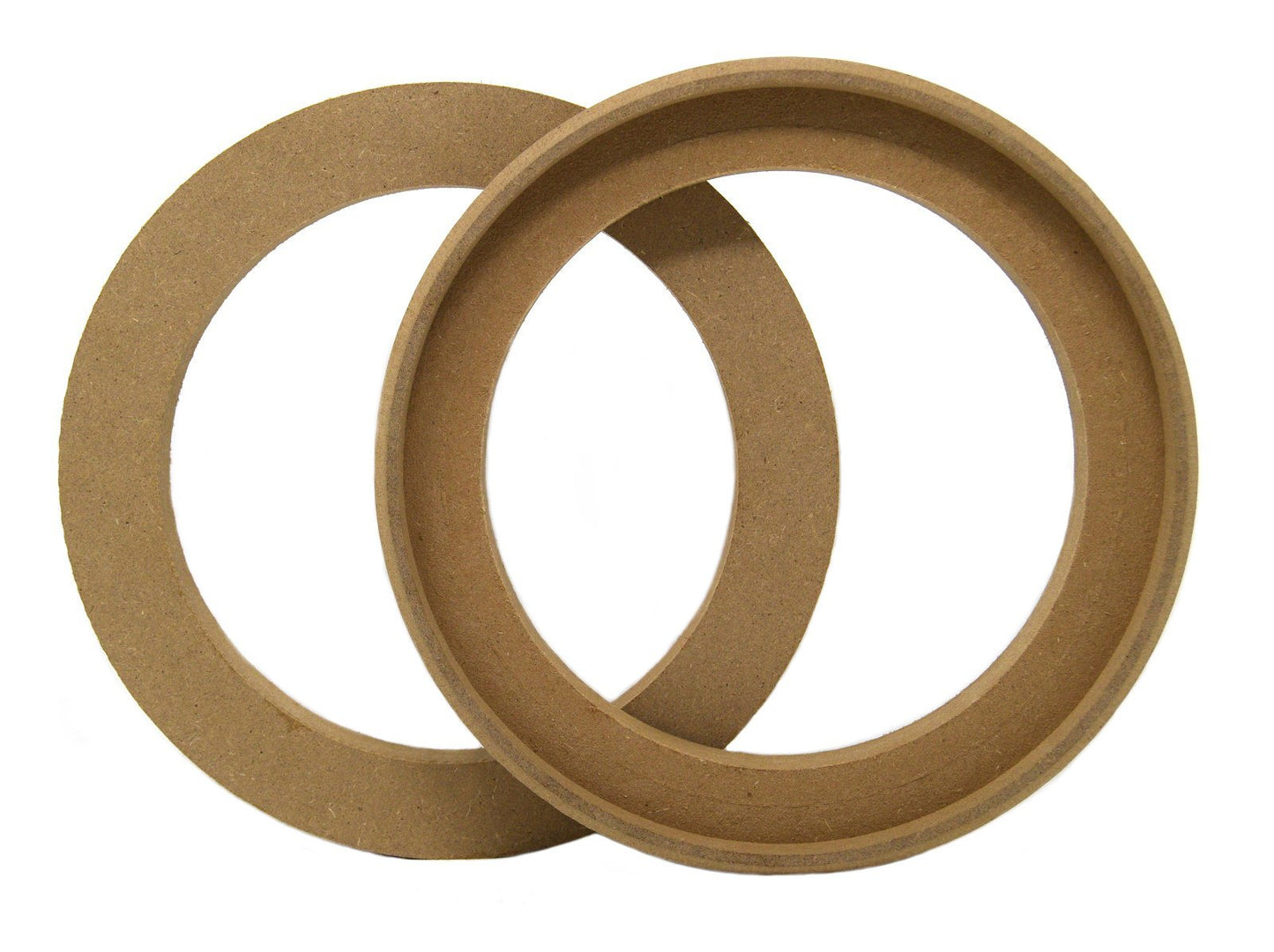 1 Pair of 6.5" MDF Speaker Mounting Spacer Recessed Fiberglassing Rings
