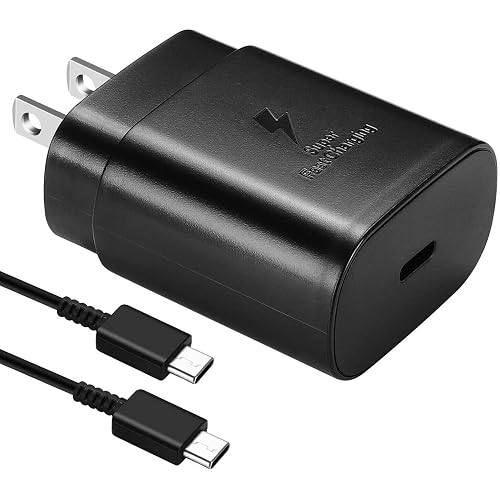 Adaptive Fast Charger for Galaxy S8, S8+, S9, S9+, S10+, Note 8, Note 9 USB-C 3.1 Type-C Cable Kit Fast Charging USB Wall Charger AC Home Power