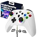 UGAME Wired Xbox Controller for X Box Series X S One PC PS4 Switch, Gaming Control Controllers with 1000Hz Polling Rate No Drift Stick, Custom Paddles