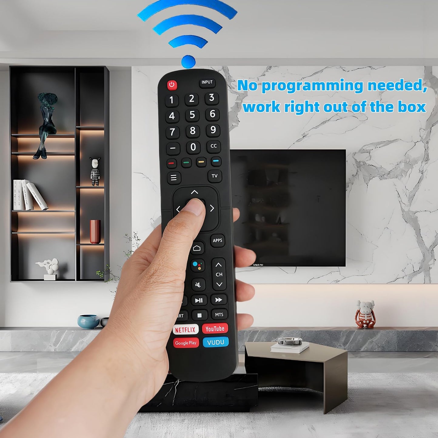 Universal Replaced Remote Controller fit for Hisense Quantum TV 43H5500G 75H8G 65H8G 55H8G 50H8G H8G H65 H65G 55Q9G 65Q9G 50Q8G 85H78G