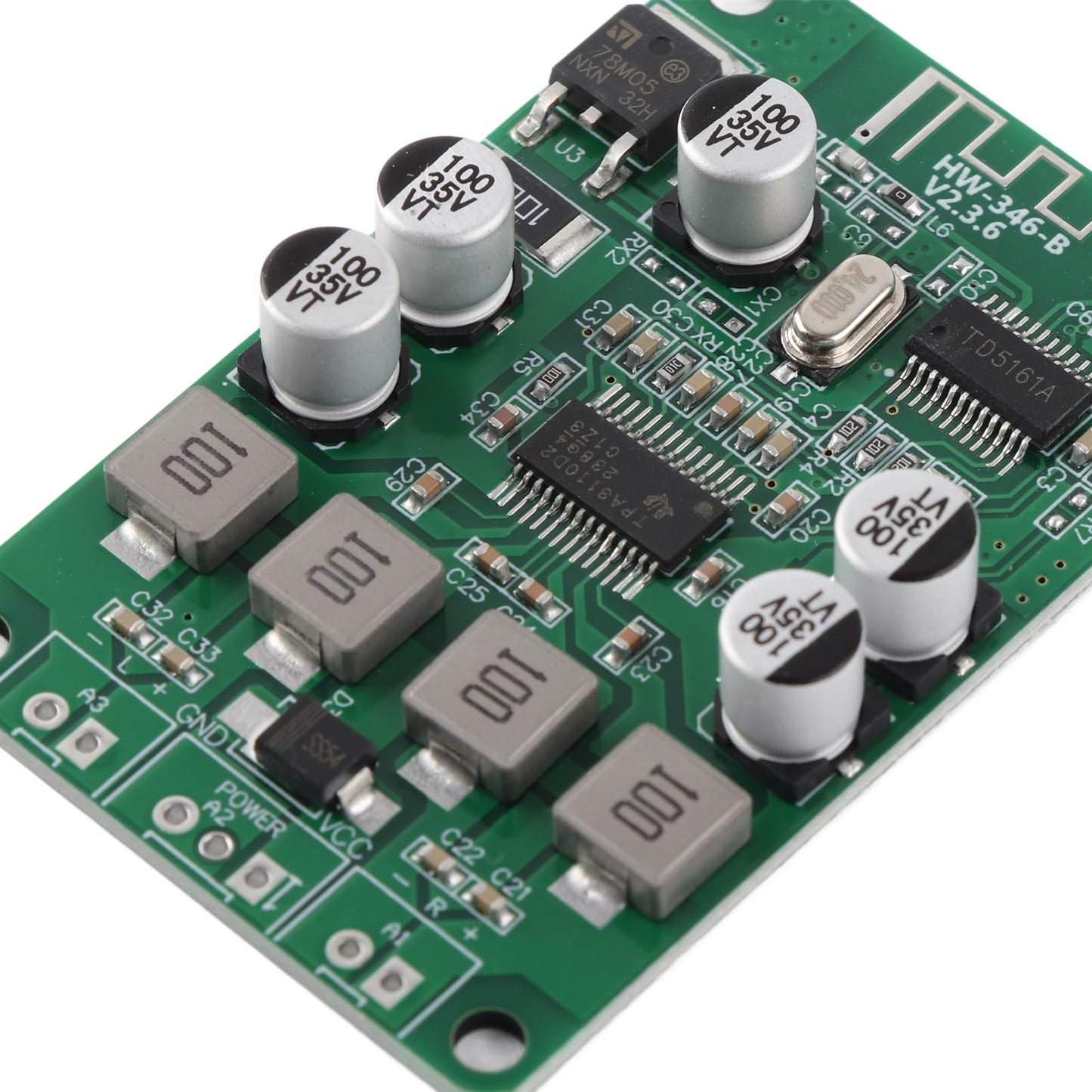 Power Amplifier Board, TPA3110 2x15W Bluetooth Audio Power Amplifier Board AMP for Speaker