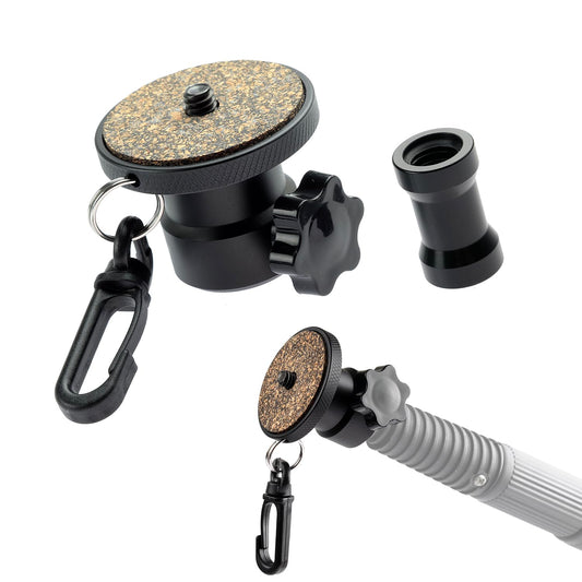 Stinger Camera Paint Pole Adapter 3/4-5 to 1/4-20 for Video Photo, Compatible with DJI osmo Pocket 3,Mic Phone Broom,led Light,Painter Adapters