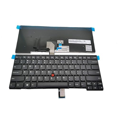 laika Replacement Non-Backlit Keyboard with Frame for Lenovo Thinkpad T431 T431S E431 T440 T440P T440S E440 L440 T450 T450S T460 T460P L450 T440E US