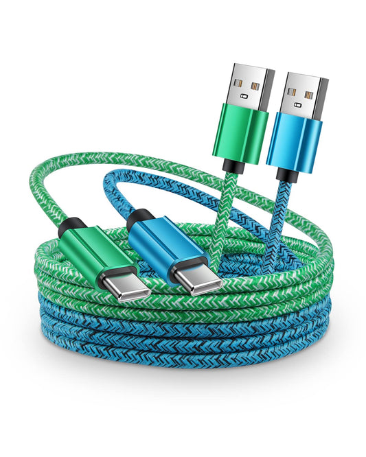 USB to USB C Cable [2pack/3ft] for iPhone 17/16e/16 Pro/15 Pro Max/15 Plus, Type C Charger Fast Charging Cord for Samsung Galaxy S25 S24 S23 Ultra…