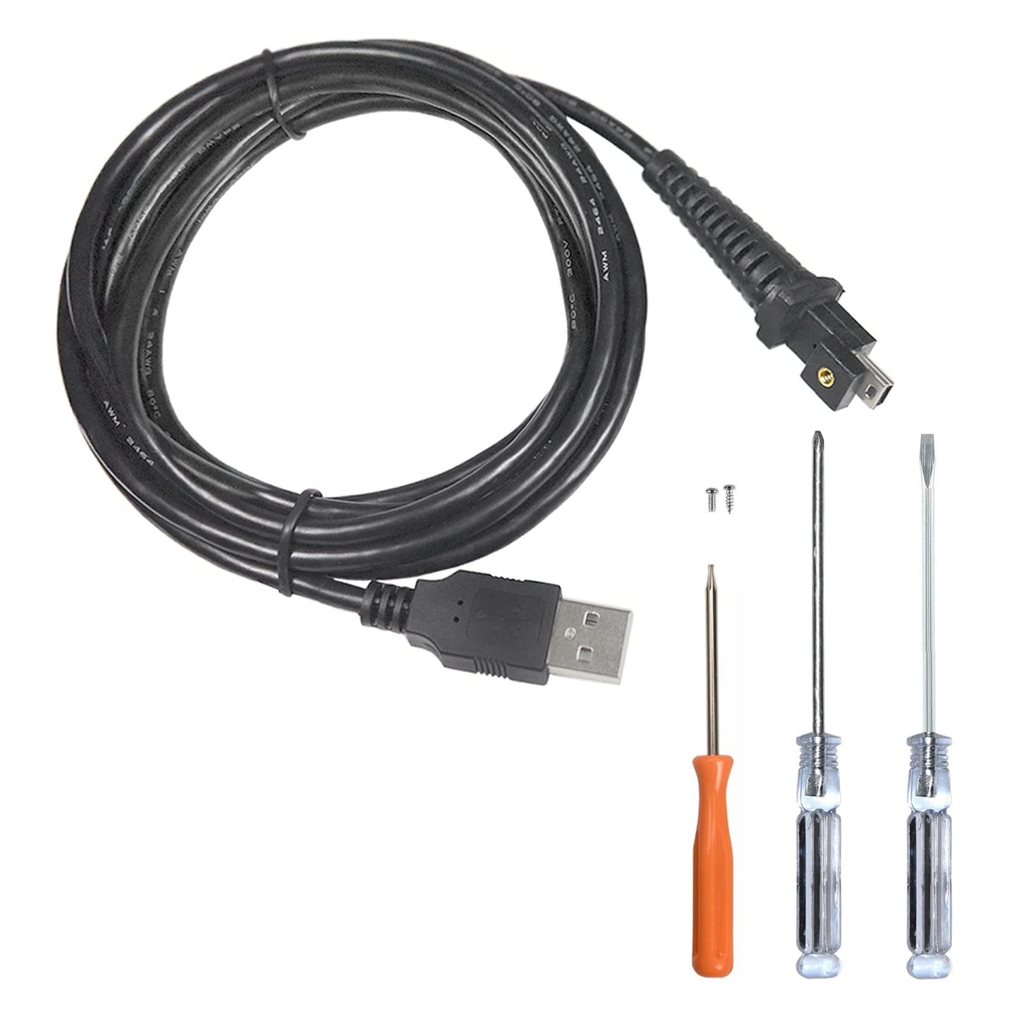 Compatible Nuance® Dragon PowerMic III Microphone 9' Straight Cable - Easy Install