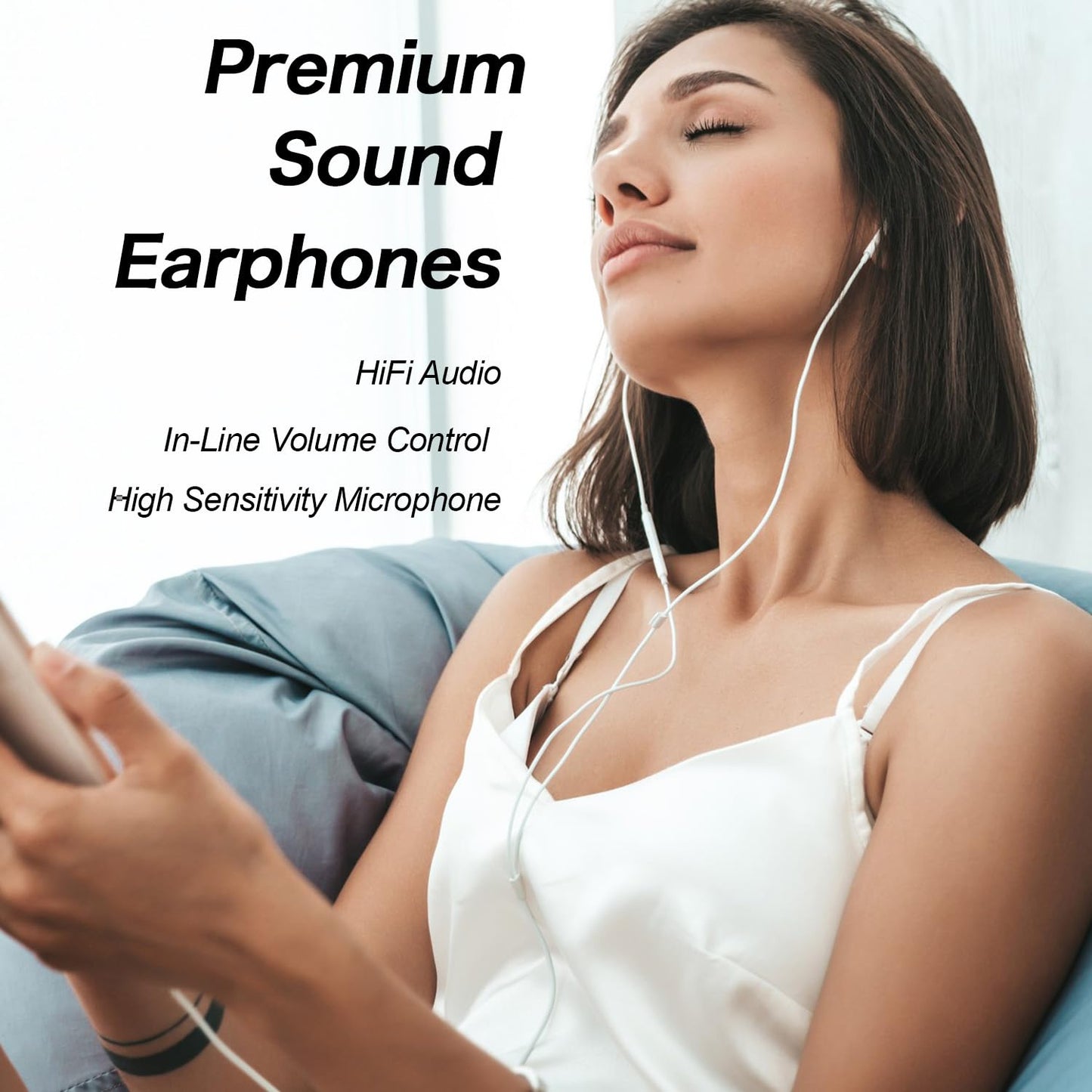 kelongn USB C Headphones Wired for iPhone 17 16 15 Pixel Galaxy