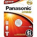 Panasonic CR1616 3.0 Volt Long Lasting Lithium Coin Cell Batteries in Child Resistant, Standards Based Packaging, 1-Battery Pack