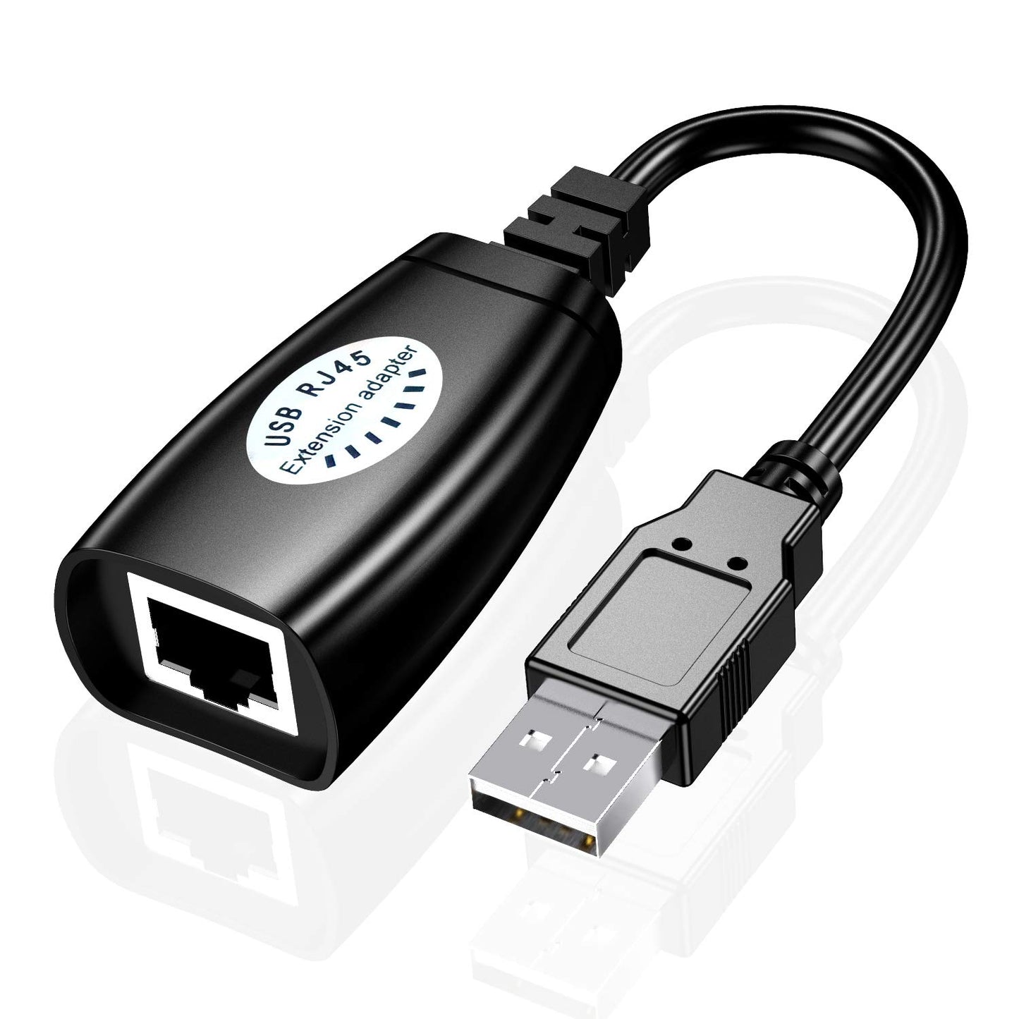 SMAKNÂ USB Over Cat5/5e/6 Extension Cable RJ45 Adapter Set