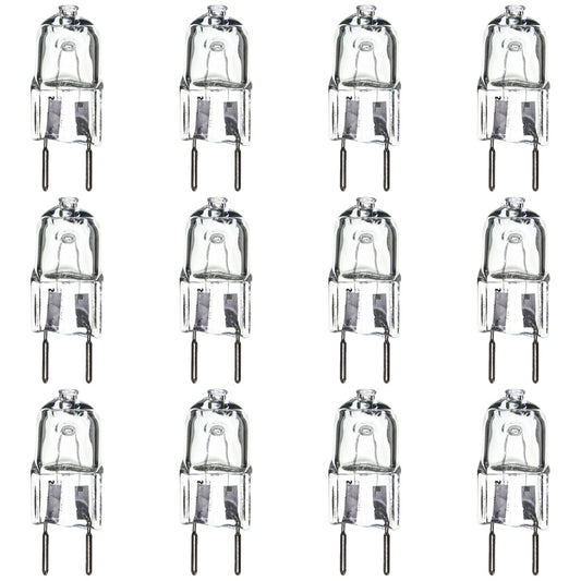 Sunlite 40634-SU Q20/GY8/120V Halogen 20-Watt Single Ended T3.5 Light Bulb, 120 Lumen, 120 Volt, GY8 (Bi-Pin) Base, Clear, 2000 Hour Life Span, 12