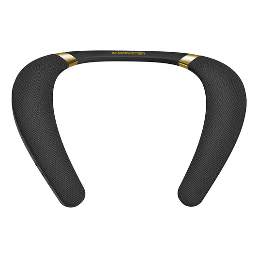 Monster Boomerang Neckband Bluetooth Speaker, Neck Wireless Wearable Speaker with 12H Playtime, True 3D Stereo Sound, Portable Soundwear, IPX7