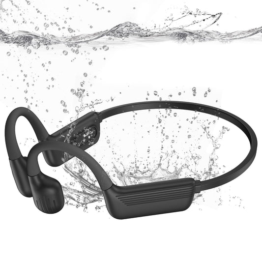 MARLALL Swimming Headphones-Bone Conduction Headphones, IP68 Waterproof Open Earphones, LiteSurge Bluetooth 5.4 Underwater Sport Earbuds with 32 GB…