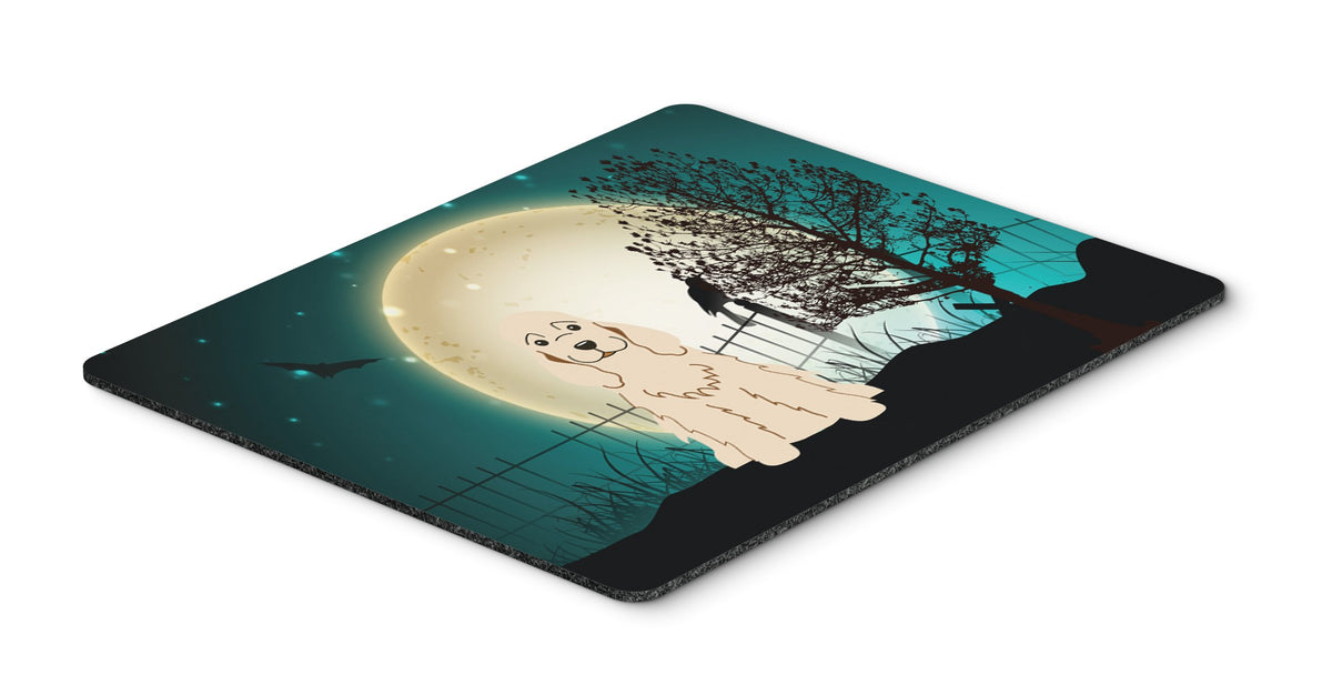 Caroline's Treasures BB2284MP Halloween Scary Cocker Spaniel Buff Mouse Pad, Hot Pad or Trivet for Home Office Gaming Working Computers Laptop Mouse
