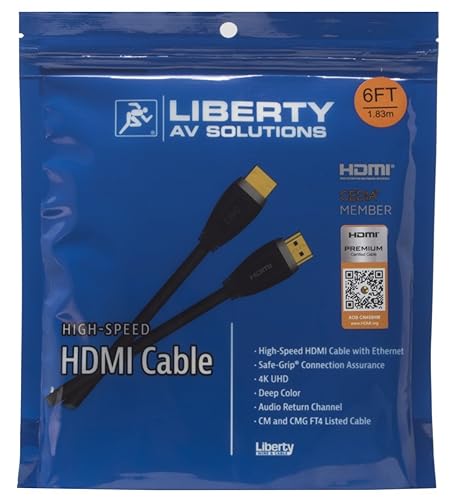 Liberty Premium High Speed HDMI Cable HDPMM (24ft)