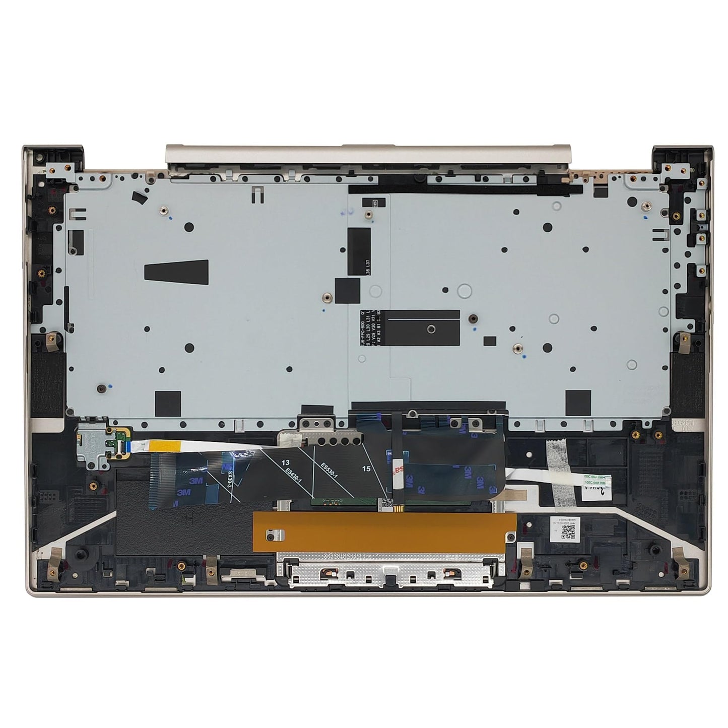Replacement Upper Case Palmrest Backlit Keyboard Assembly for Lenovo Yoga C740-14IML C740-14 Laptop Touchpad Top Cover 5CB0U43990 Mica