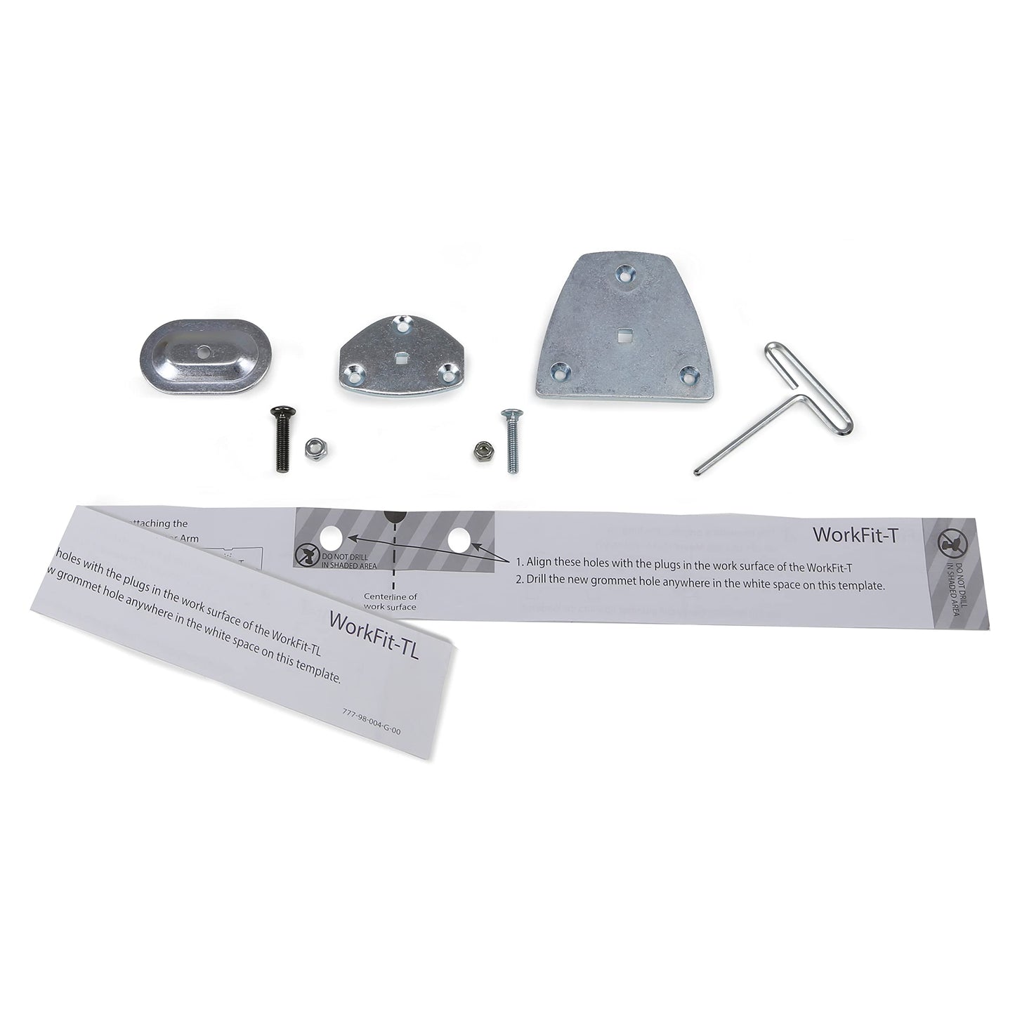 Ergotron 98-017 LX - Mounting Component (Grommet Mount) - Steel - zinc-Plated