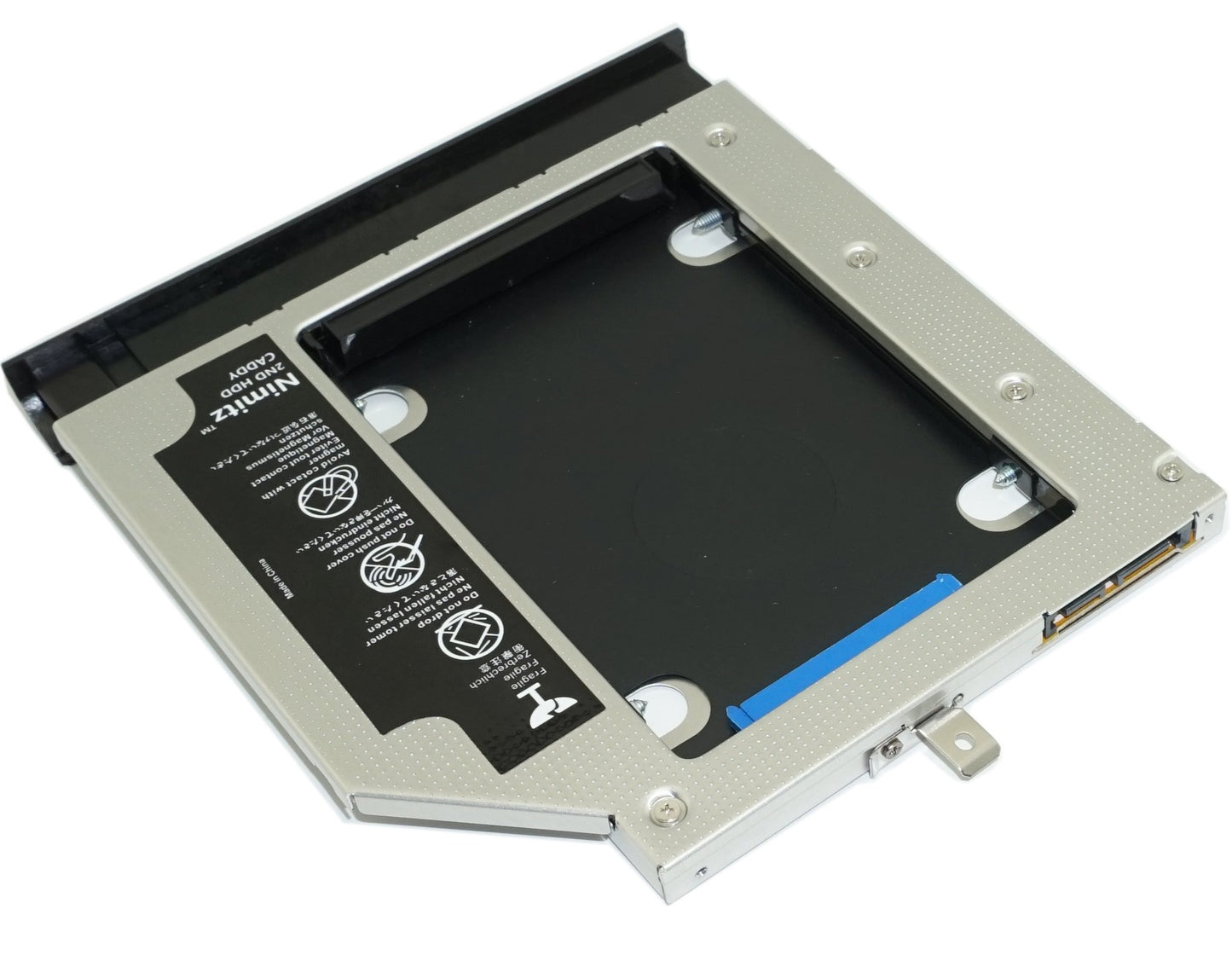 Nimitz 2nd HDD SSD Hard Drive Caddy Compatible with Lenovo G40-70 G40-80 G50-80 with Faceplate/Bracket