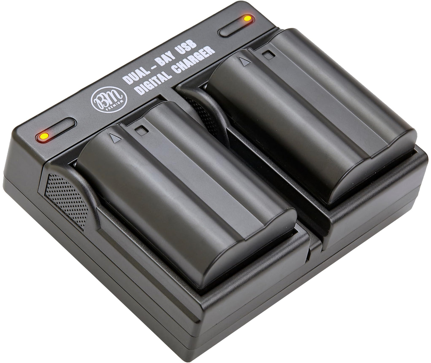 BM Premium 2 Pack of EN-EL15B Batteries and Dual Battery Charger for Nikon Z6, Z7, D780, D850, D7500, 1 V1, D500, D600, D610, D750, D800, D800E, D810