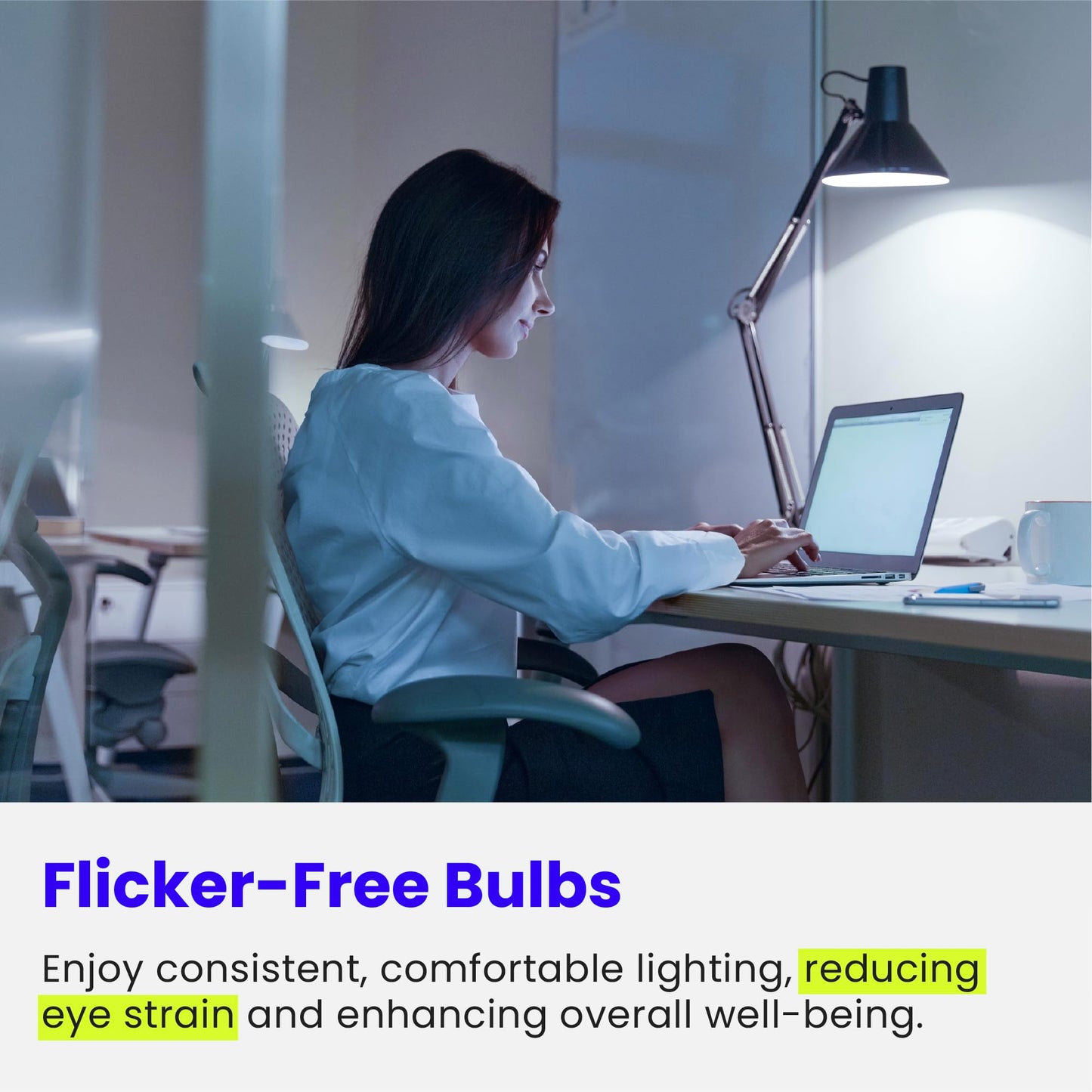 Feit Electric LED Light Bulbs, A19 60W Equivalent, Non-Dimmable, 800 Lumens, A19 LED Light Bulbs, E26 Base, 5000k Daylight, A19 LED Bulbs, 10 Year