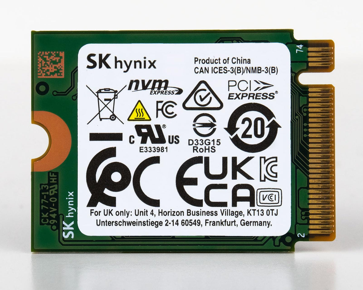 CUK Hynix BC511 (HFS256GEJ3X108N) 256GB Gen4 M.2 2230 PCIe NVMe Internal Solid State Drive (SSD) Bulk OEM Tray