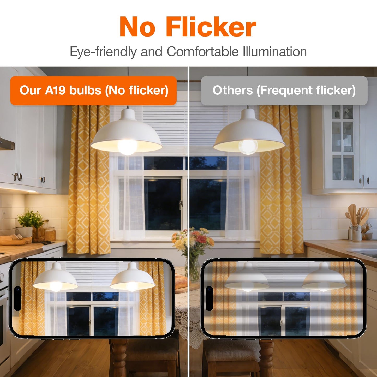 Sylvania ECO LED A19 Light Bulb, 60W Equivalent, Efficient 9W, 7 Year, 750 Lumens, Non-Dimmable, Frosted, 5000K, Daylight - 8 Pack (40883)