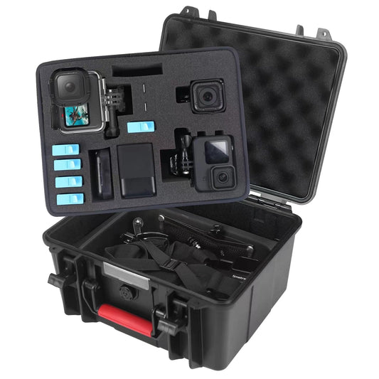 Smatree GA700-3 Waterproof Hard Case Compatible for GoPro Hero 13/12/11/10/9/8/7/6/5/4/3 Plus/3/GoPro 2018/AKASO Brave 7 LE/DJI OSMO Action Camera
