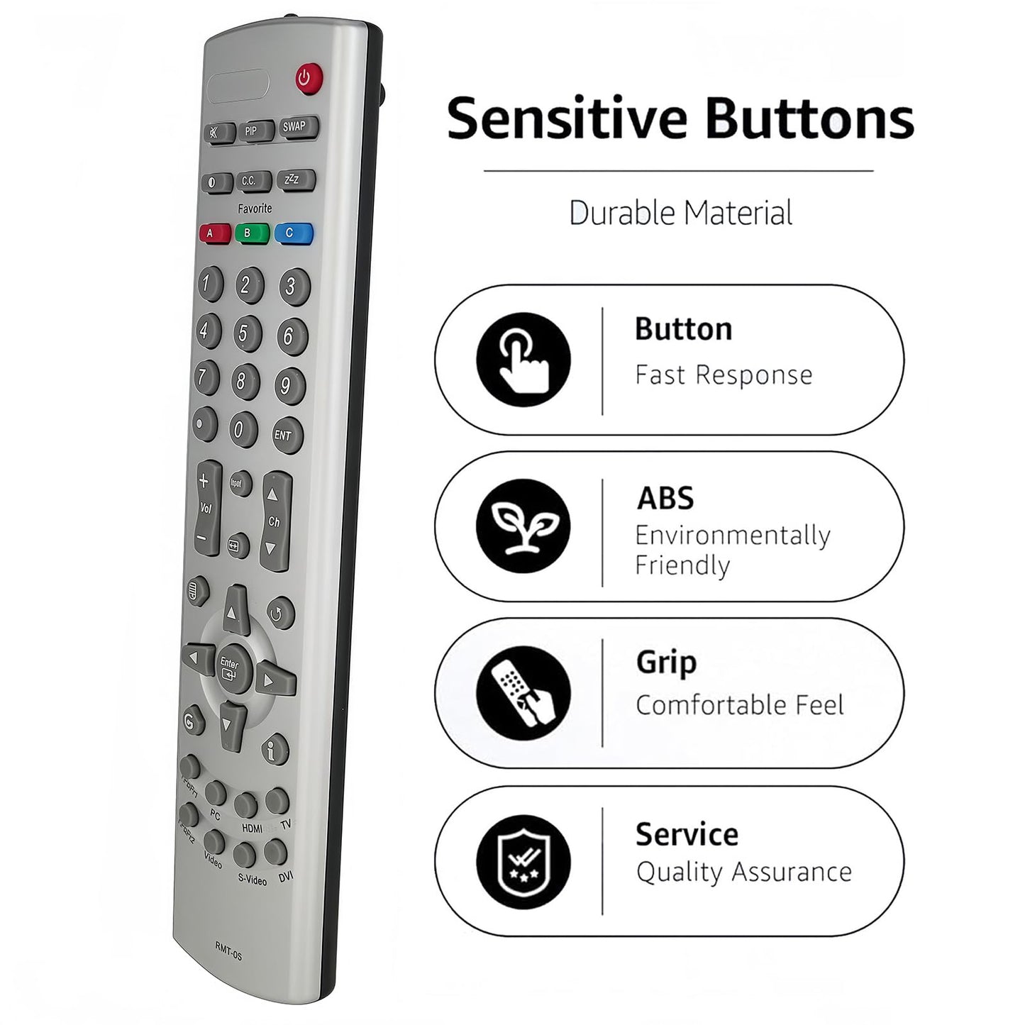Replacement Remote Control RMT-05 RMT05 Fit for Westinghouse TV DVD LTV-32W3HD SK32H240 SK-26H540S SK-42H240S SK-19H210S TX-52F480S SK-32H510S