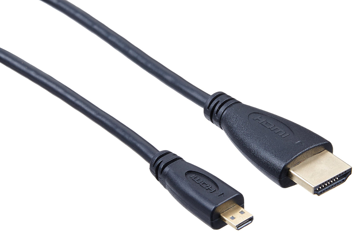 4xem 4XHDMIMICRO6FT Shielded Video/Audio/Network Cable, HDMI, Black