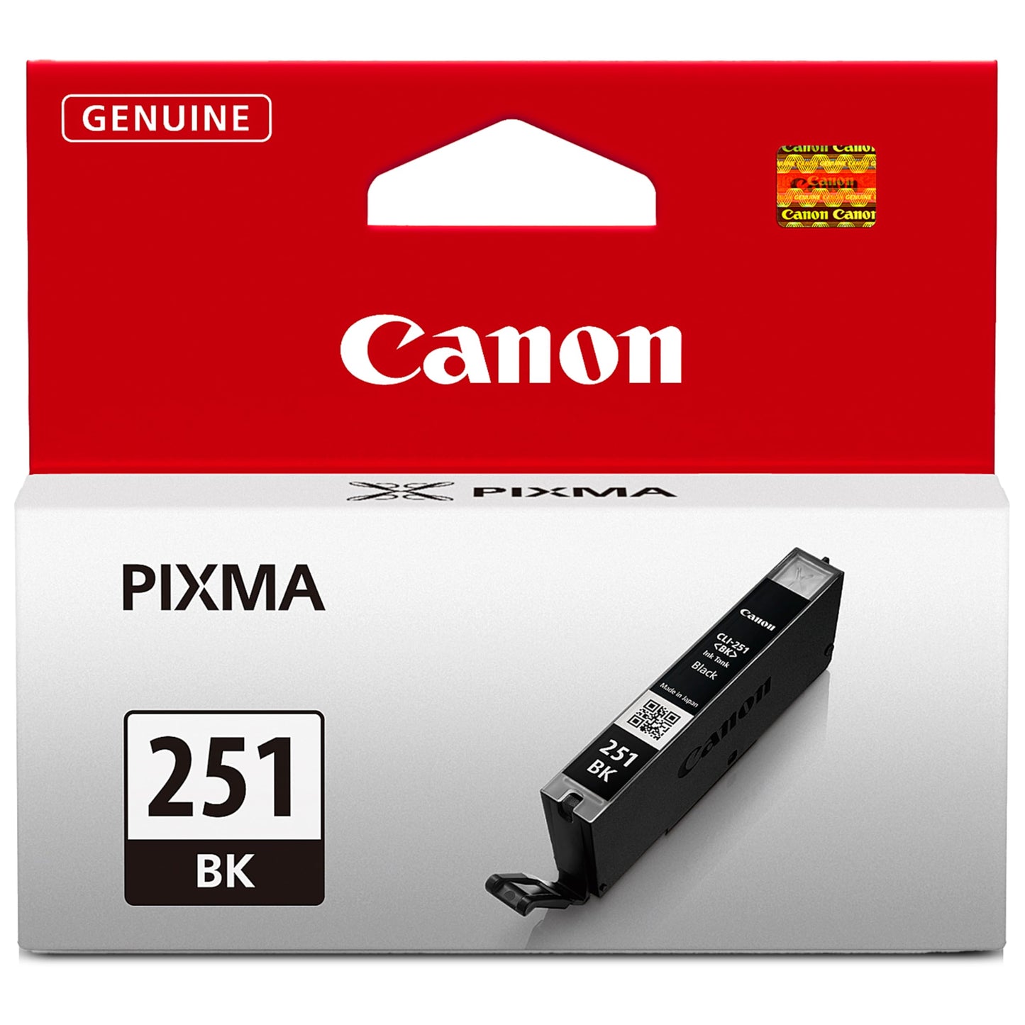 Canon CLI-251 Genuine Black Ink Tank, Compatible with MG6320, IP7220 & MG5420, MX922, MG5520, MG6420, MG7120, iX6820, iP8720, MG7520, MG6620,