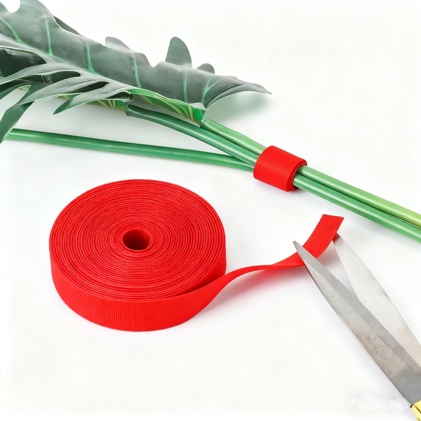ArmorSmith Hook and Loop Tape - 32ft x 0.4" Self Adhesive Strips Roll, Strong Sticky Double Sided Adhesive Tape for Cable Management, Wire Ties
