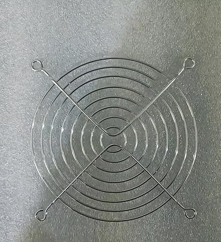 GDQLCNXB Metal Fan Grill 120mm PC Computer Fan Grill Mounting Finger Guard Protection Cover,Pack of 6