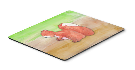 Caroline's Treasures BB7431MP Squirrel Watercolor Mouse Pad, Hot Pad or Trivet for Home Office Gaming Working Computers Laptop Mouse Mat,Washable