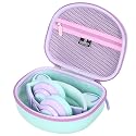 Tourmate Hard Travel Case for Riwbox CT-7 CT-7S / iClever HS01 / FosPower Cat Ear LED Light Kids Wireless Headphones, Protective Carrying Storage Bag