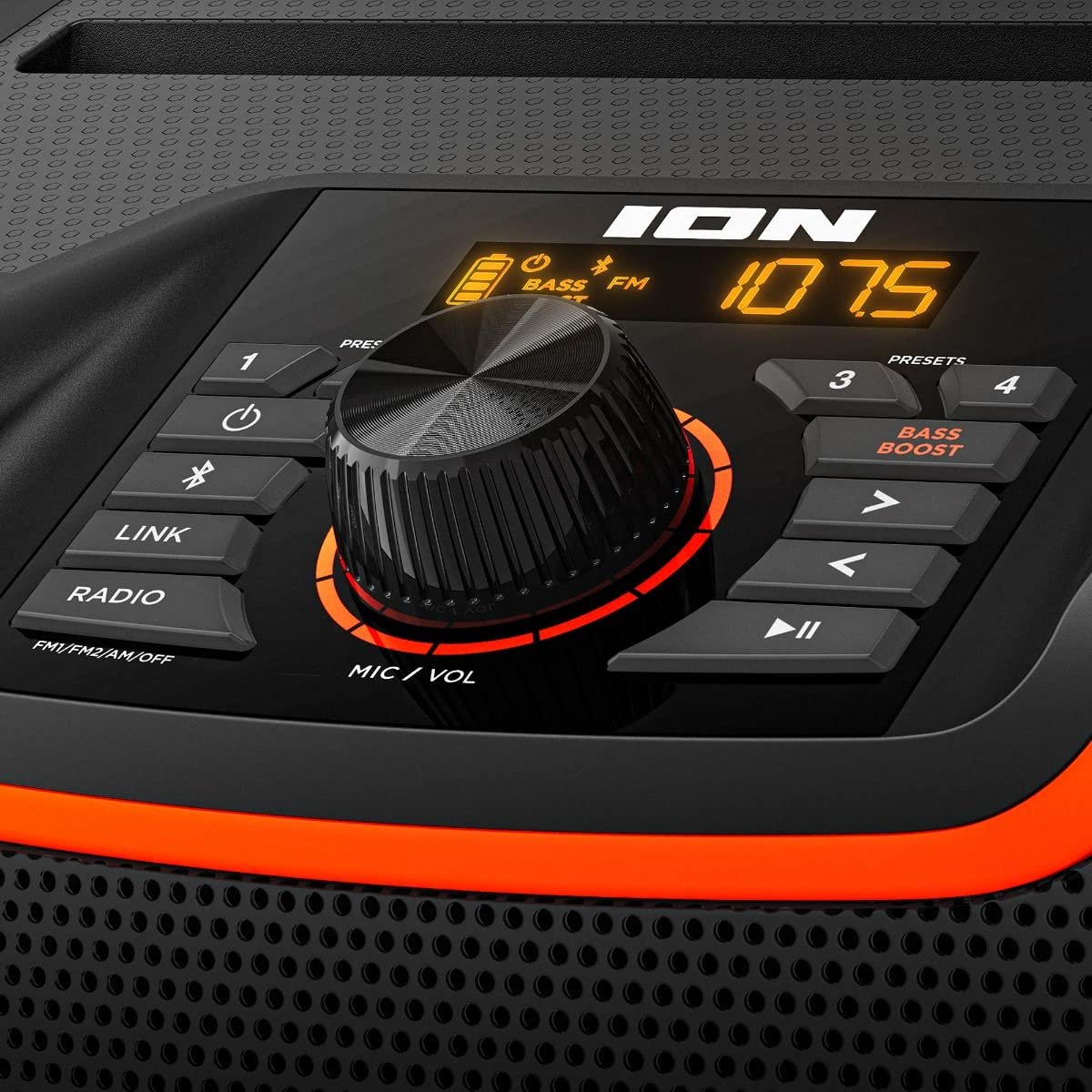 Ion Sport XL - High-Power All-Weather Rechargeable Bluetooth and NFC Enabled Speaker - MK3 (Renewed)