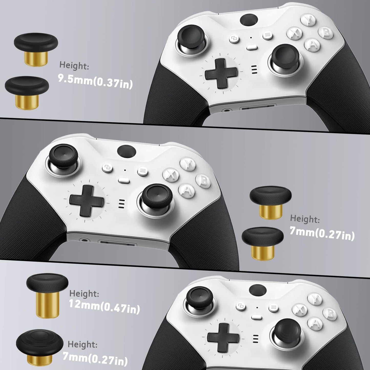 Sedicoca Complete Component Pack for Xbox Elite Wireless Controller Series 2?package Includes 1 Carrying Case 1 Dock, 4 Paddles, 2 DPads, 6