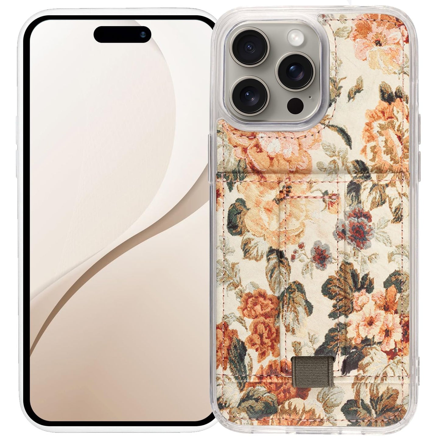 Walli Cases Wallet Phone Case for iPhone 13 Pro, Card Holder Kickstand