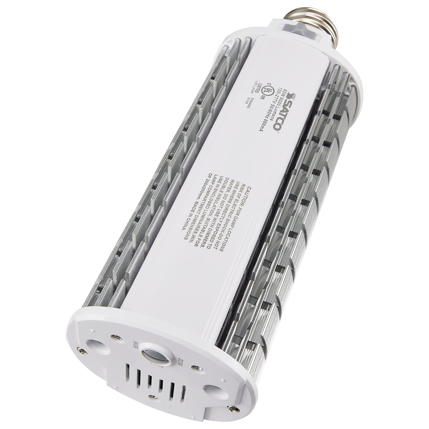 Satco S28987, Selectable LED Wall Pack Corncob Bulb, EX39 Base, Light Bulb