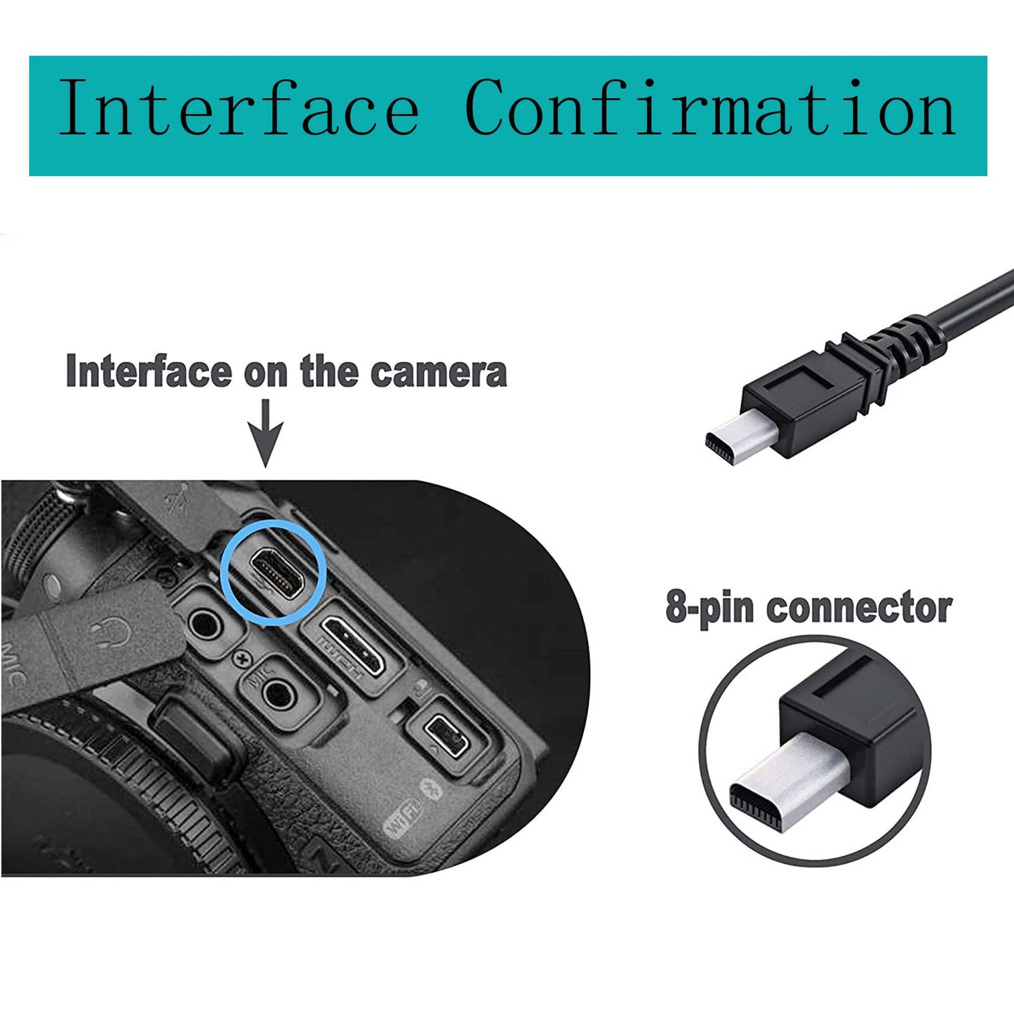UC-E6 USB Cable Photo Transfer Cord Charger Cord Compatible with Nikon D3200 D3300 D750 D5300 D7200 D3200 S3700 S6500 S3500 S6600 S6800 S9200 P500