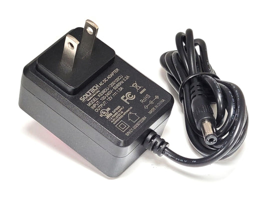 SOLTECH 12V 1A 12W Power Supply Adapter, 5.5 x 2.1/2.5mm, 100-240V AC to DC 12V 1000mA AC/DC Power Converter Transformer for CCTV Security Camera…