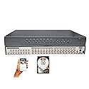 Evertech 32 Channel DVR with Hard Drive 4TB H.264 Digital Video Recorder for CCTV Security Surveillance Camera System 32ch HD TVI AHD CVI Analog