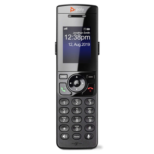 Poly - VVX D230 DECT Cordless Handset (Polycom) - Wireless DECT Phone Handset Accessory- 2' Color LCD Display