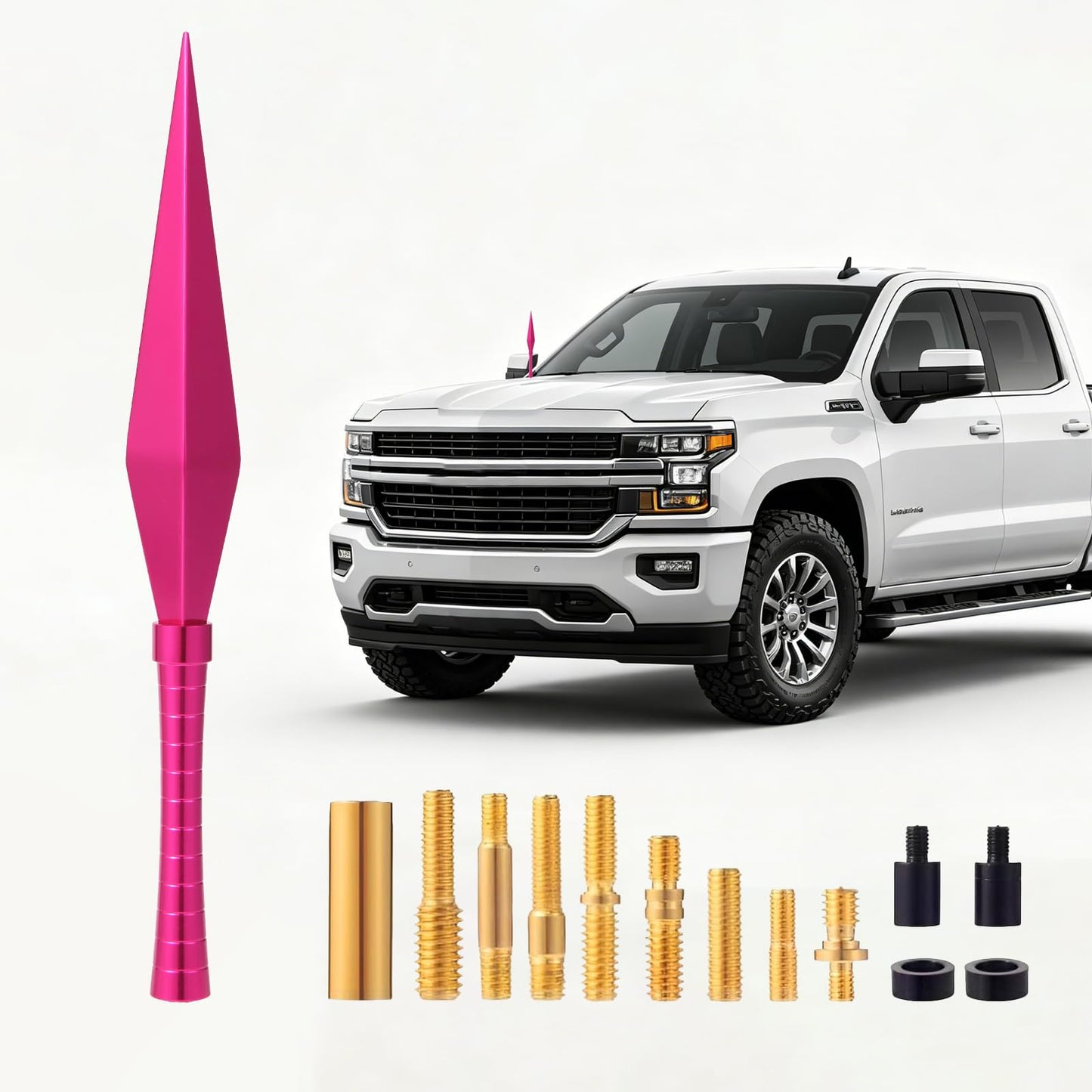 Dart Antenna Replacement for Ford F150 F250 F350, Car & Motorcycle Antenna Compatible with Harley, Ford F150 Exterior Accessories, Ideal Gift