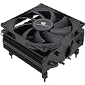 Thermalright AXP90-X53 Black Low Profile CPU Air Cooler, 53mm Height, with TL-9015B Slim PWM CPU Fan, ITX Heatsink Cooler, for AMD:AM4 AM5/Intel